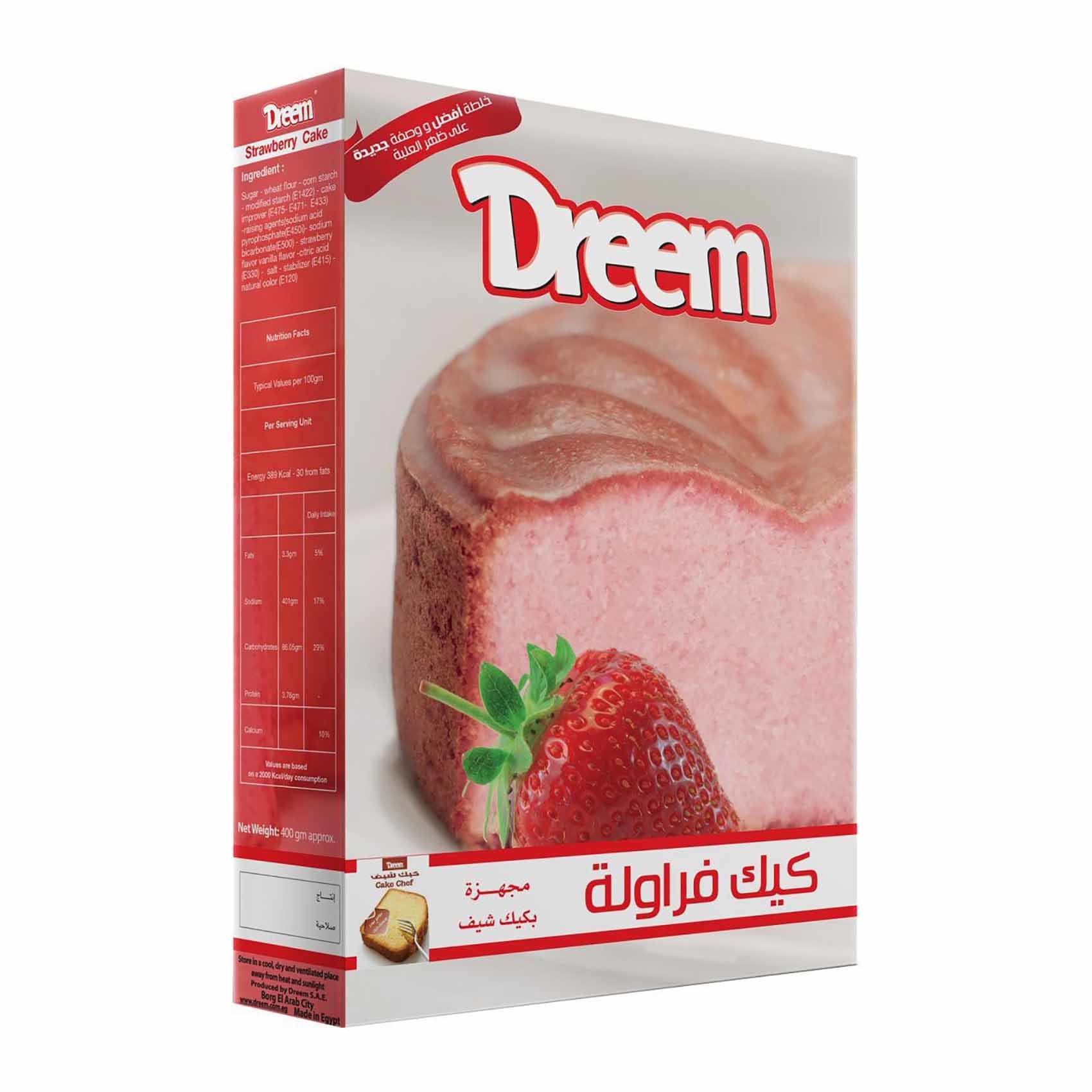 دريم كيك مكس فانيليا  400 جم