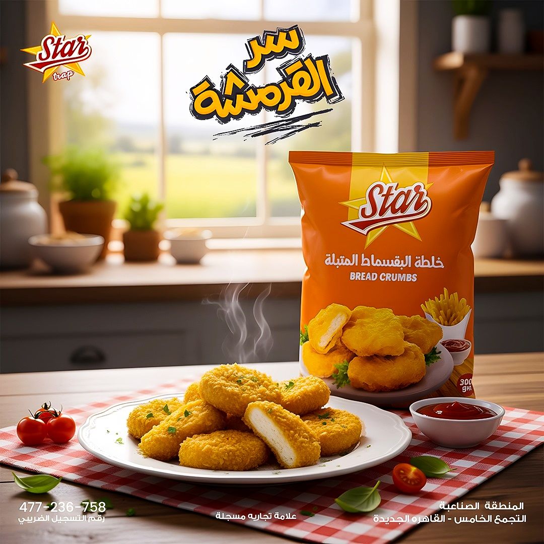بقسماط متبله ستار 300 جم