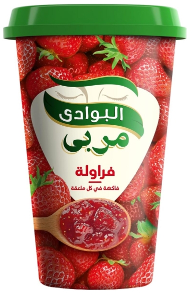 البوادي مربي فراولة 365 جم