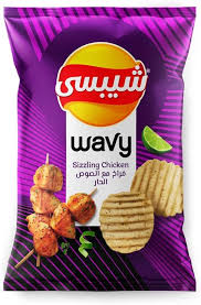 شيبسي ويفي فراخ وصوص حار 75 جم