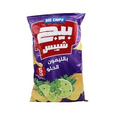 بيج شيبس  بالليمون الحلو  46 جم