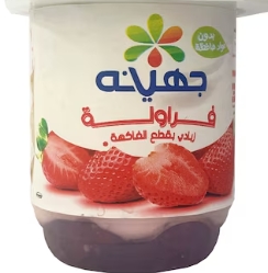 جهينه زبادي قطع  فراوله 105 جم
