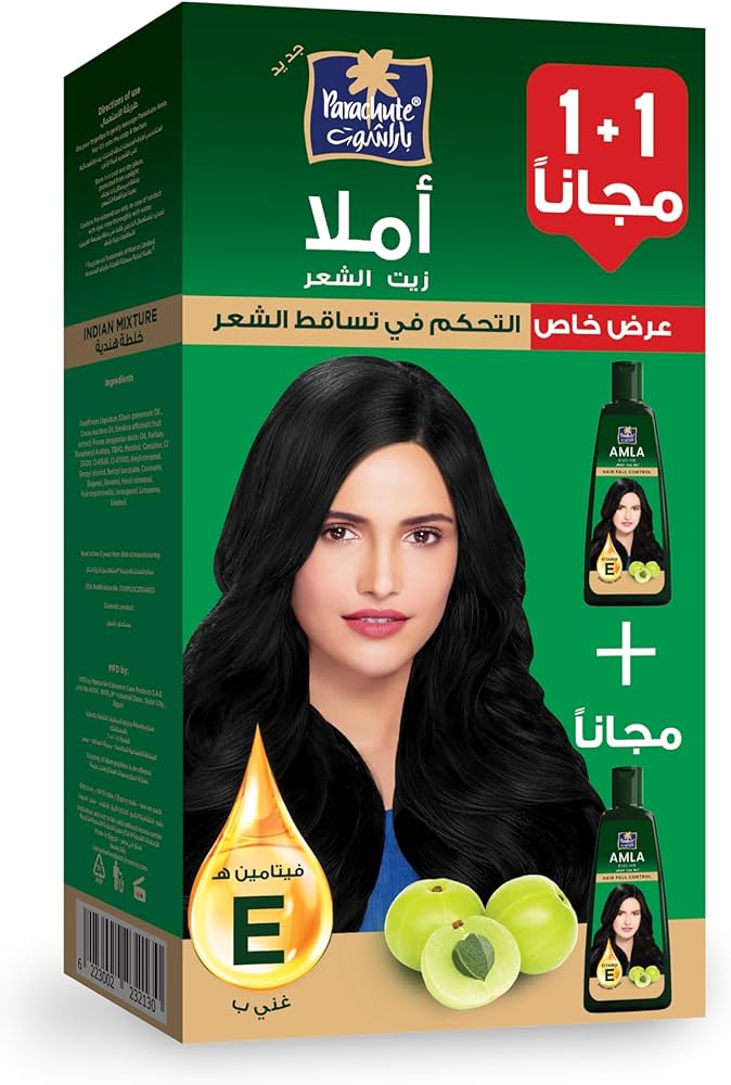 باراشوت  زيت شعر املا عرض 1+1 