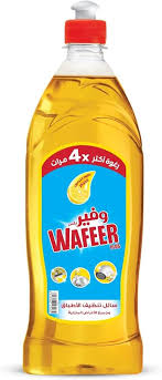 وفير  تنظيف الاطباق ليمون اصفر  725 جم