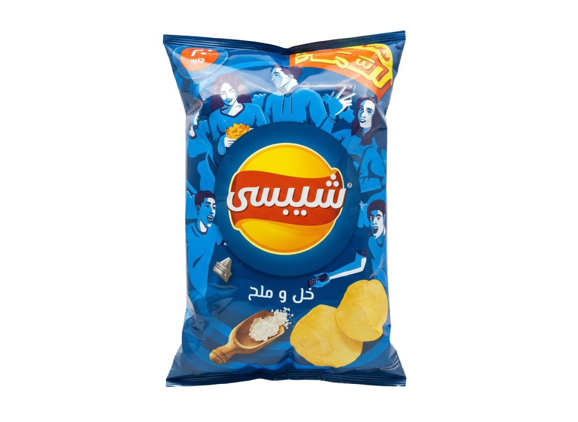 شيبسي  خل وملح 20 ج